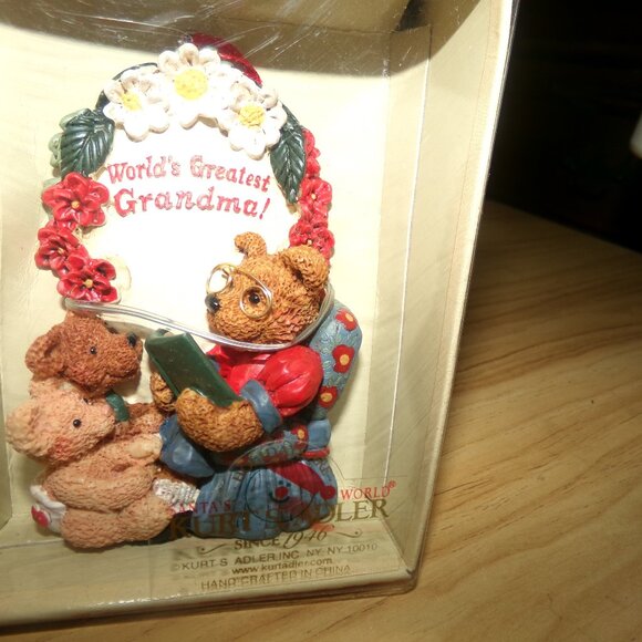 Kurts Adler ornament. worlds greatest gradma - Picture 1 of 3
